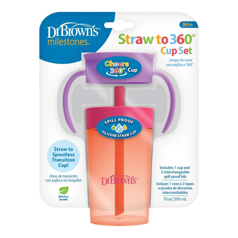 Straw to cheers 360 cup 300ml , coral