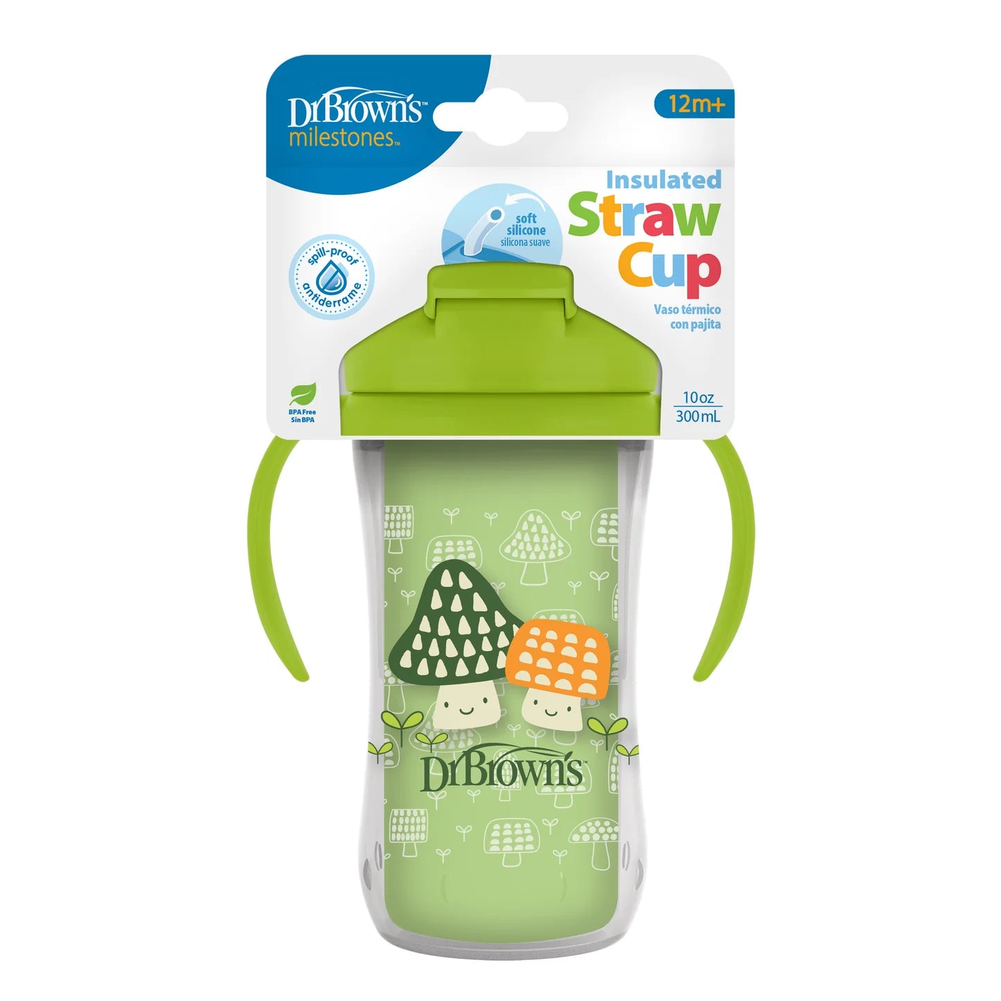 Insulated straw cups 300 ml 12m+