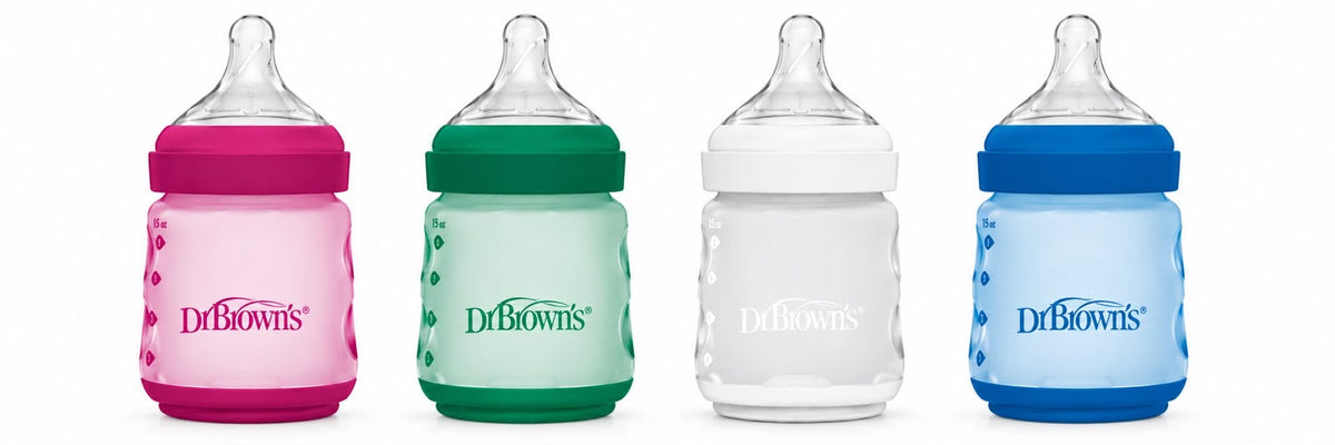 Wide-Neck OP+ Silicone Bottles 150ml w/ Level 1 0m+ Nipple