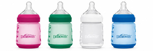 Wide-Neck OP+ Silicone Bottles 150ml w/ Level 1 0m+ Nipple