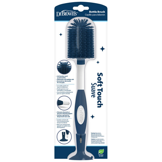 Soft Touch Bottle Brush Blue