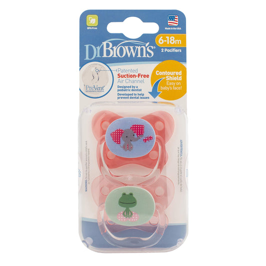 PreVent™ Butterfly Pacifier Stage 2 Asst 2-Packs (6-18m)