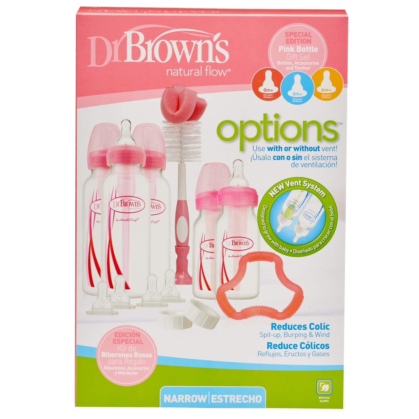 Gift Set Pink Narrow Bottles