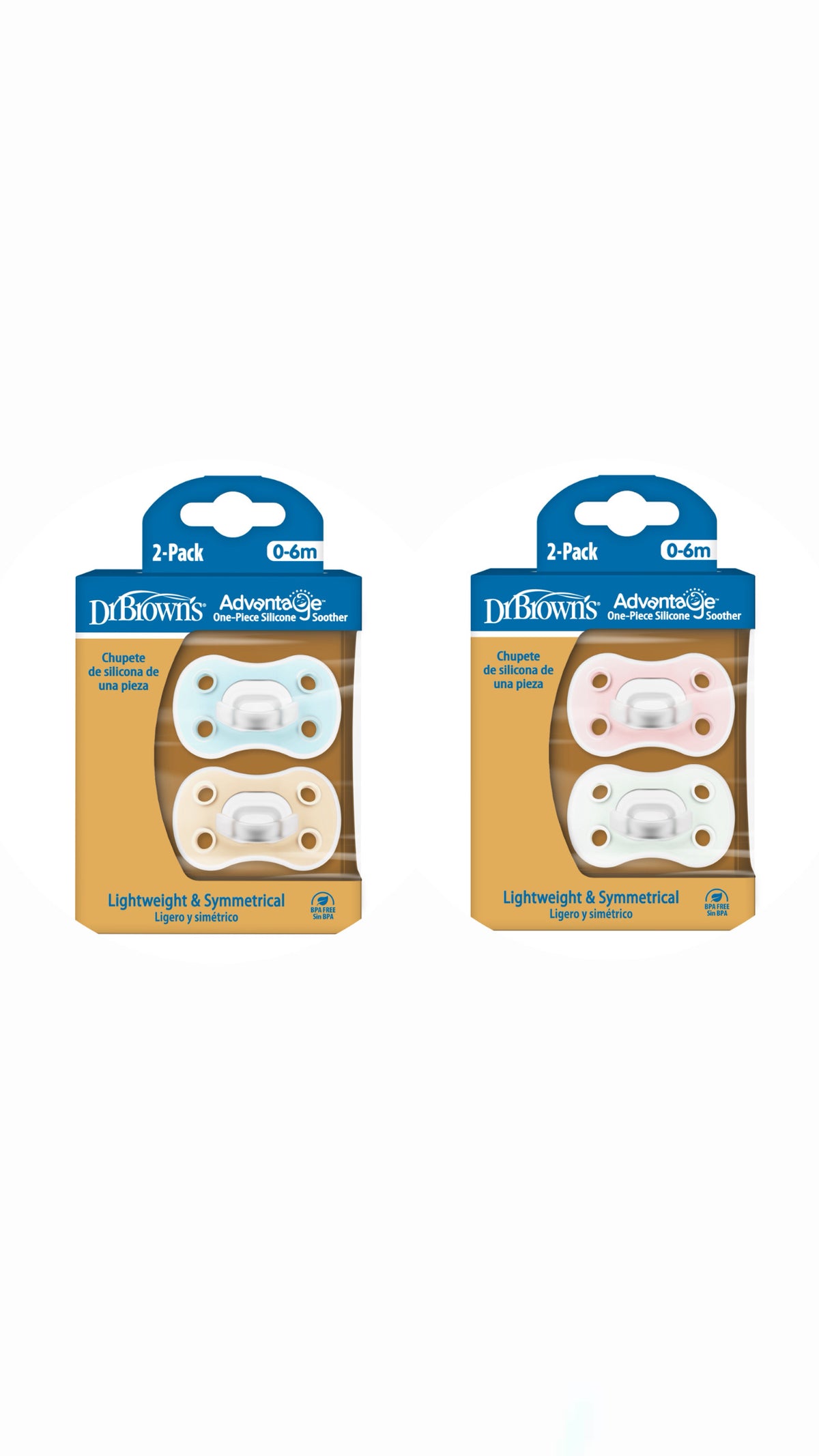Advantage Pacifier 0-6m (2Packs)
