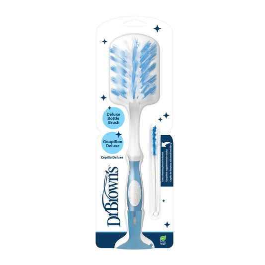 Deluxe Soft Touch Bottle Brush Blue