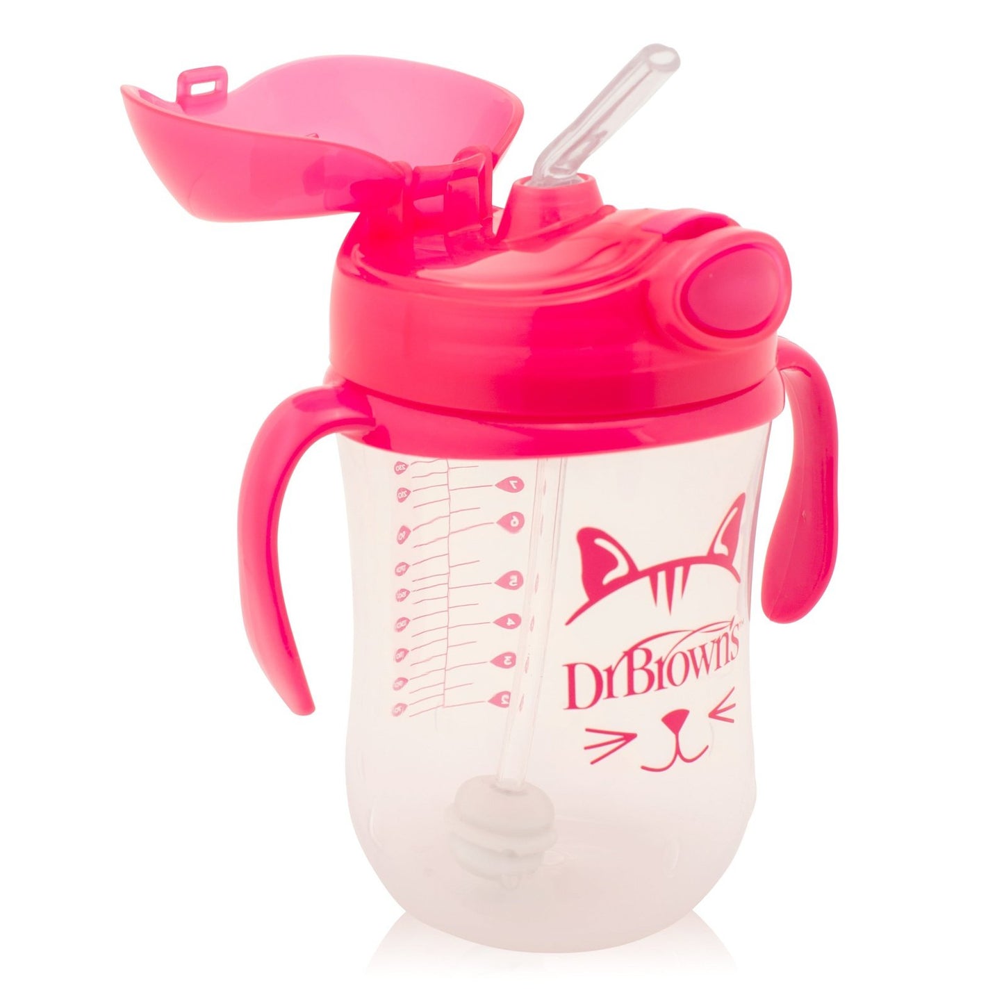 9OZ/270ML BABY'S FIRST STRAW CUP-PINK/BLUE (6M+)