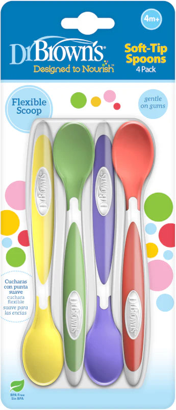 Soft tip spoons -4packs- 4m+