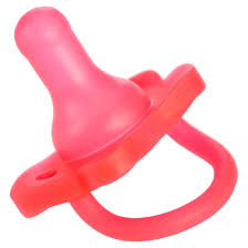 One Piece Pacifier, Stage 1 (0-6M) Blue/Pink