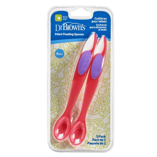 INFANT FEEDING SPOON 2-PACKS, Pink 4m+